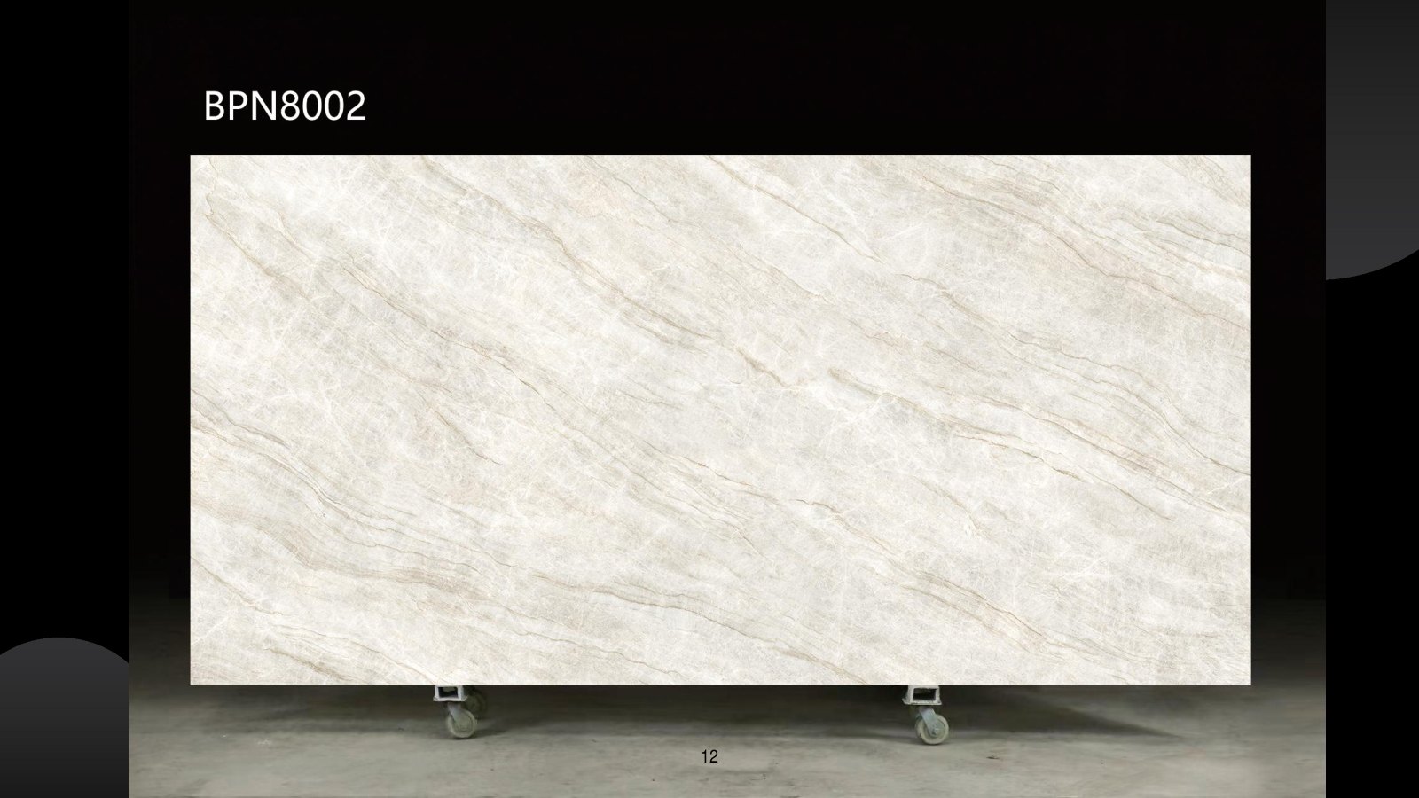 Cover of the Taj Mahal slab range catalog showing slab sheet BPN8002