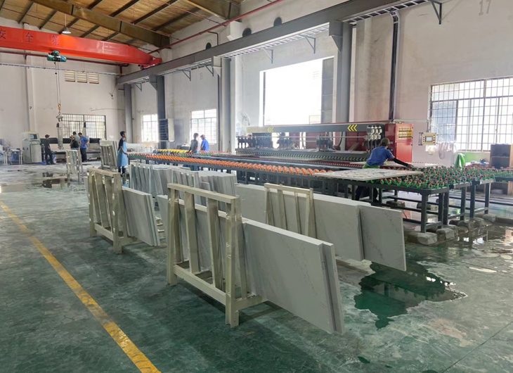 Quality control inspection of slabs